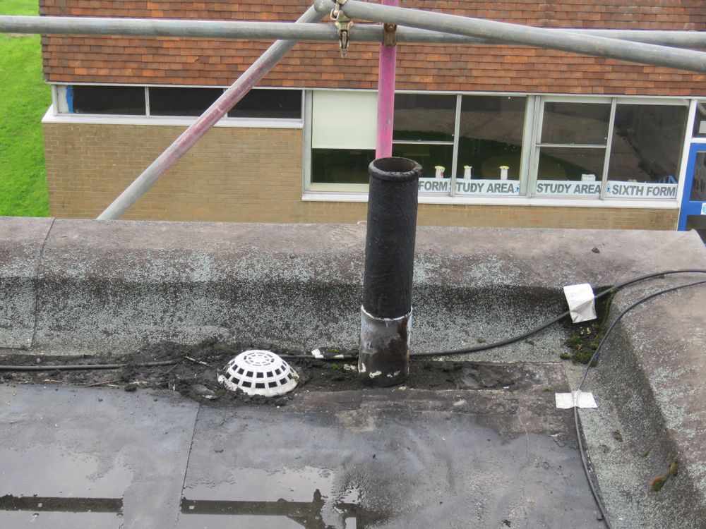 Daklekkage in Lunteren